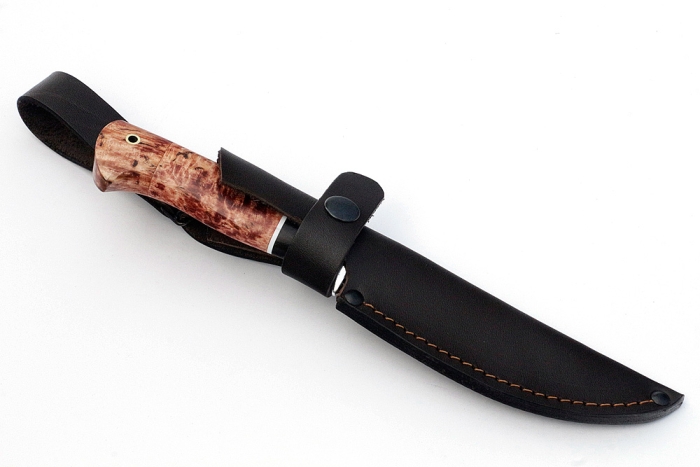 Нож Пантера (х12МФ, карельская берёза)