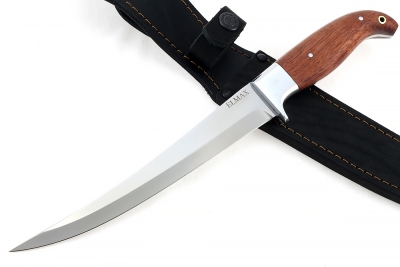 Нож Шеф-повар №6 (Elmax, цельнометаллический; рукоять - бубинга)