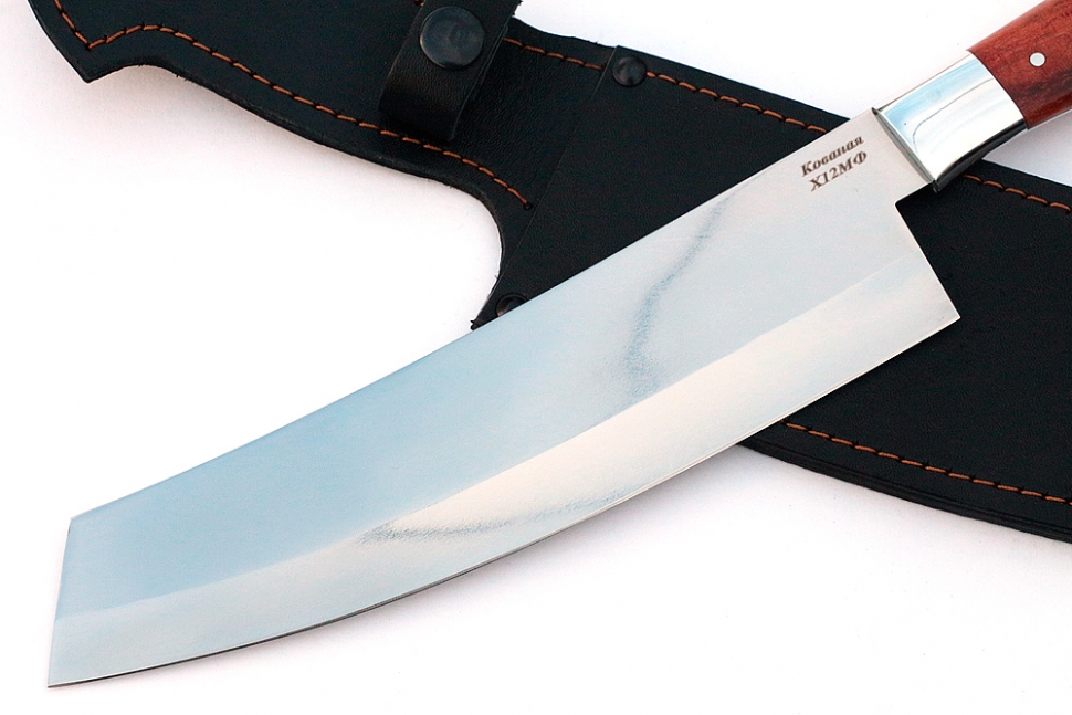 Нож Шеф-повар №1 (х12МФ, цельнометаллический; рукоять - бубинга)