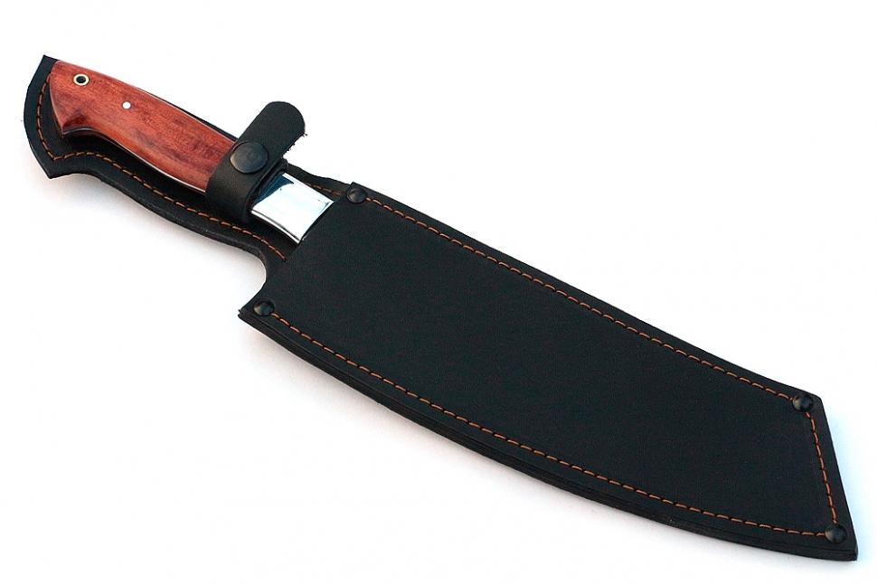 Нож Шеф-повар №1 (х12МФ, цельнометаллический; рукоять - бубинга)