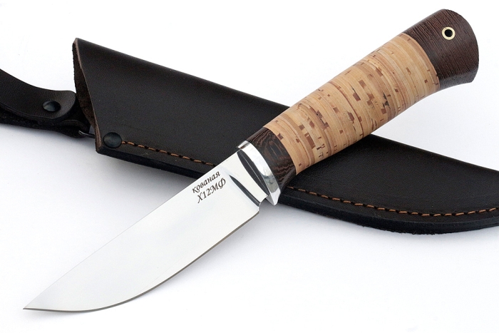 Нож Рысь (х12МФ, береста)