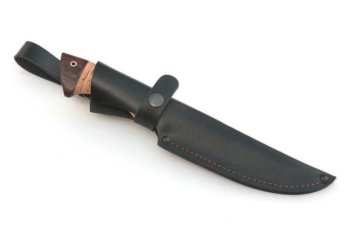 Нож Скат (дамаск, береста)