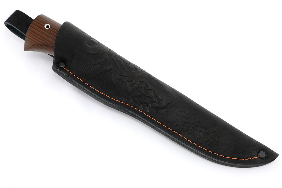 Нож Комар (95Х18, вставка черный граб, ясень термоциклированный)