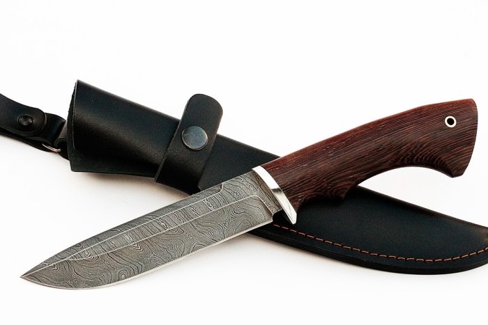 Нож Скат (дамаск, венге)