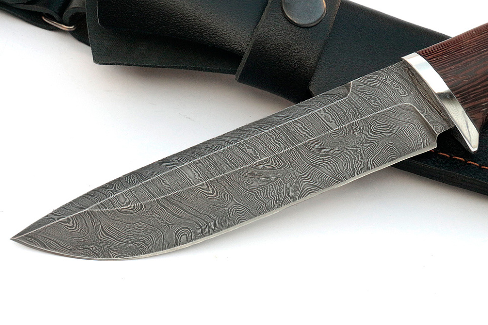 Нож Скат (дамаск, венге)