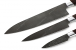 Набор кухонных ножей из булатной стали на подставке - Набор кухонных ножей из булатной стали на подставке