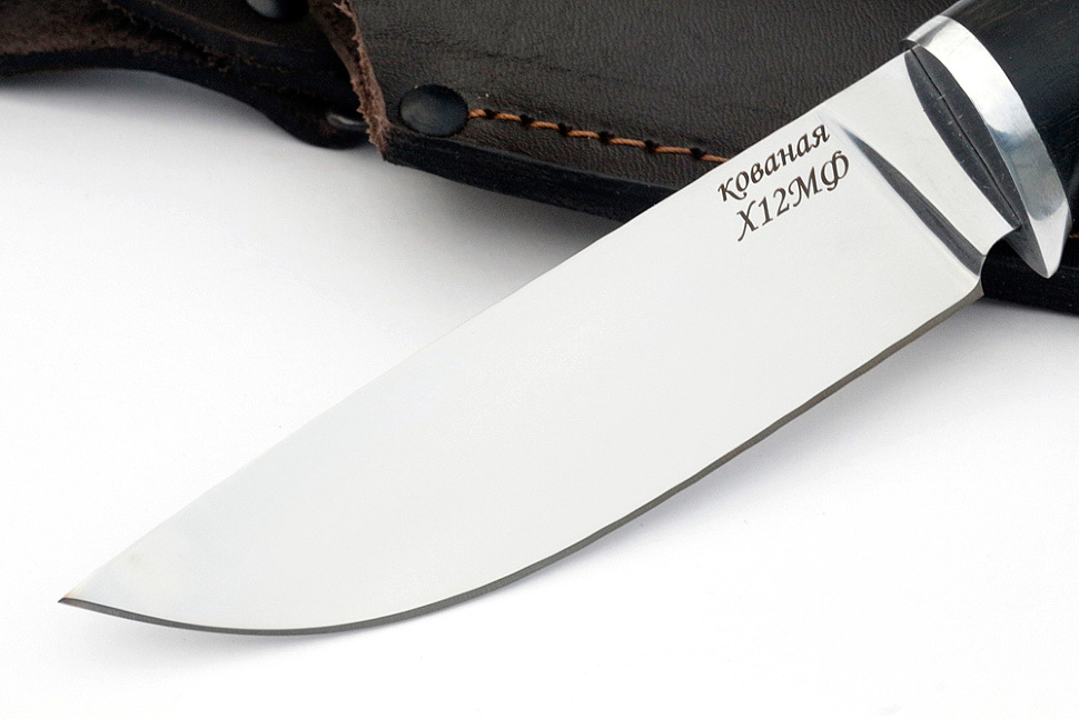 Нож Рысь (х12МФ, карельская берёза)