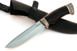 Нож Скат (порошковая сталь Elmax, чёрный граб - мельхиор) - Нож Скат (порошковая сталь Elmax, чёрный граб - мельхиор)