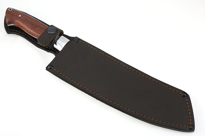 Нож Шеф-повар №1 (булат, цельнометаллический; рукоять - бубинга)