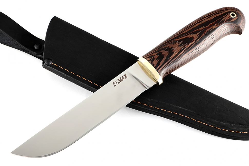 Нож Скорпион (порошковая сталь Elmax, венге)