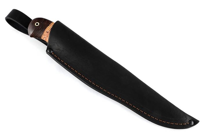 Нож Скорпион (дамаск, береста)