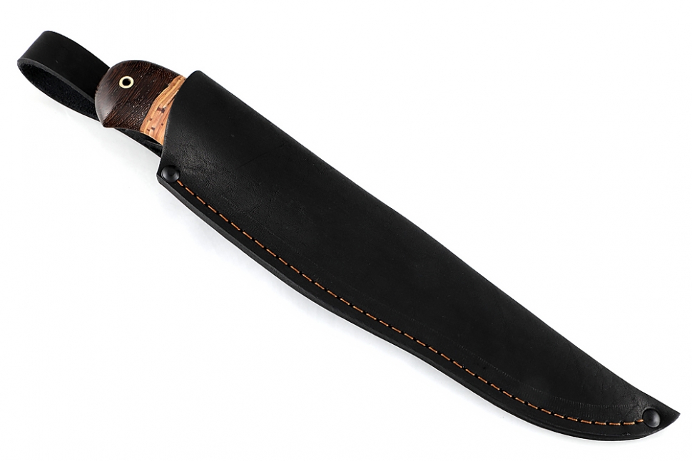 Нож Скорпион (дамаск, береста)