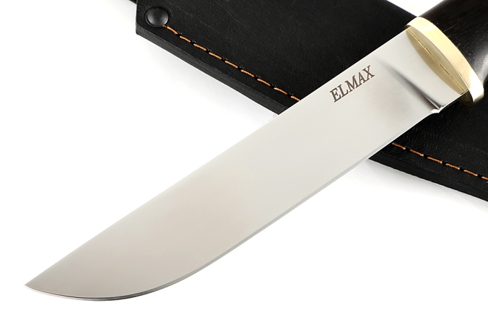 Нож Скорпион (порошковая сталь Elmax, чёрный граб)