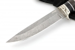 Нож Пантера (К340, рукоять наборная бубинга, чёрный граб, мельхиор) - Нож Пантера (К340, рукоять наборная бубинга, чёрный граб, мельхиор)