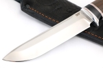 Нож Скат (95х18, вставка черный граб, ясень термоциклированный) - Нож Скат (95х18, вставка черный граб, ясень термоциклированный)