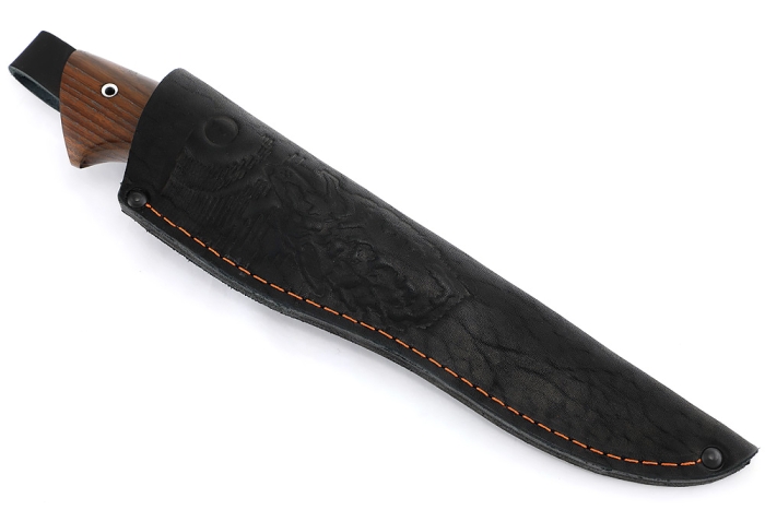 Нож Скат (95х18, вставка черный граб, ясень термоциклированный)