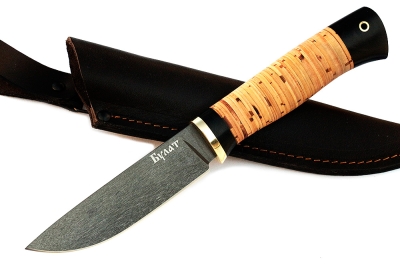 Нож Рысь (булат, береста)