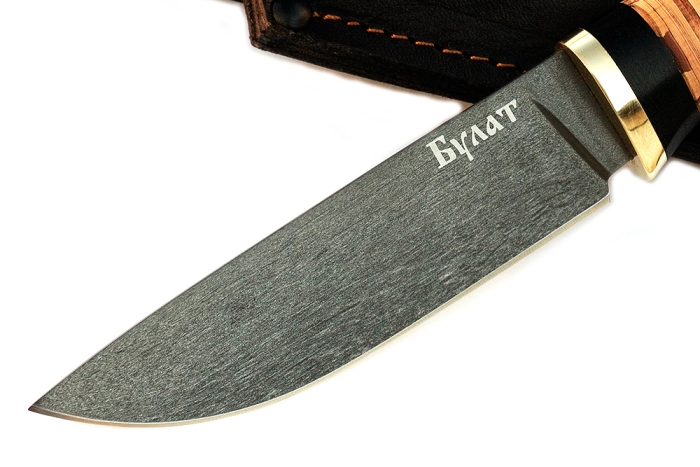 Нож Рысь (булат, береста)