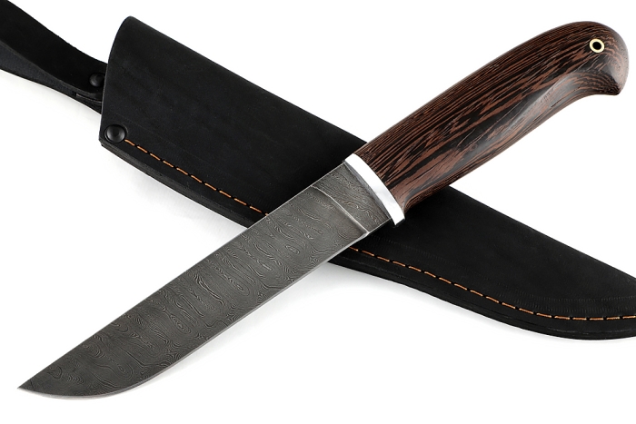 Нож Скорпион (дамаск, венге)