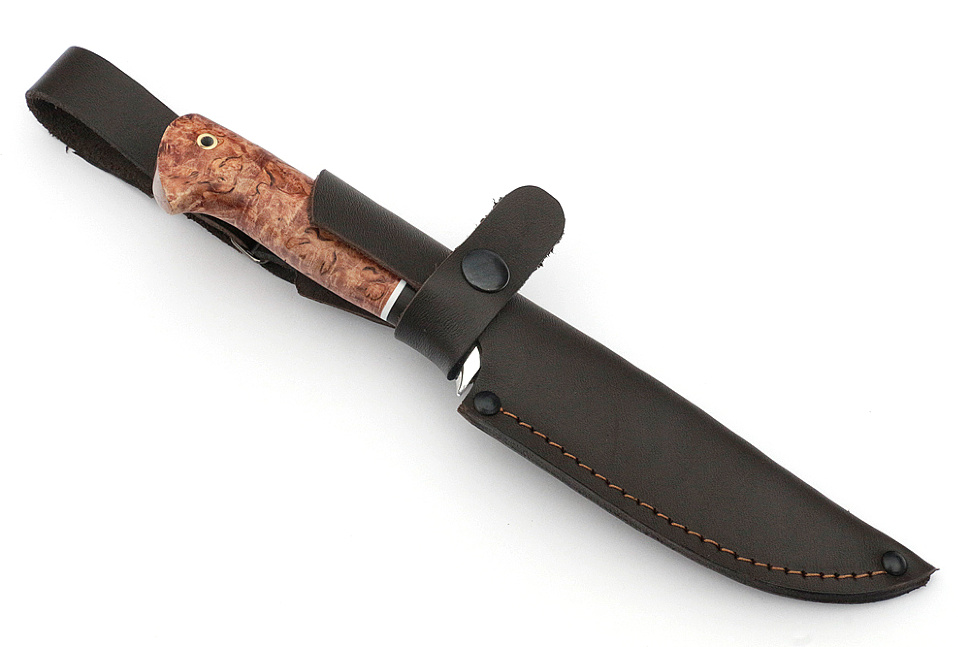 Нож Пантера (ХВ5-Алмазка, карельская берёза)