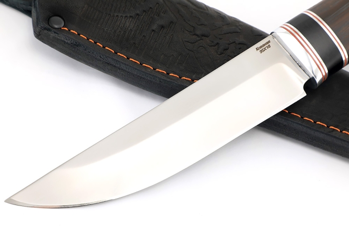 Нож Стрела (95Х18, вставка черный граб, ясень термоциклированный)