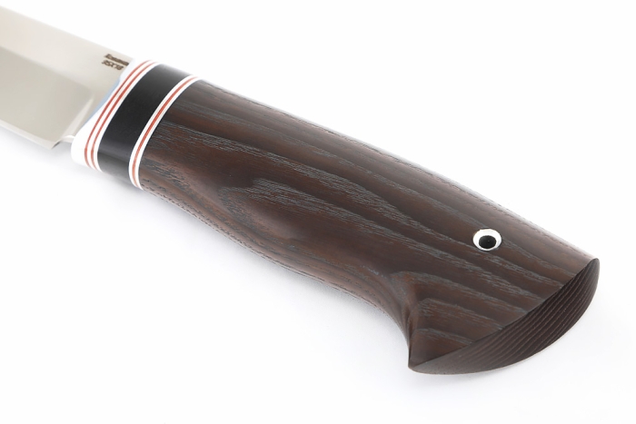 Нож Стрела (95Х18, вставка черный граб, ясень термоциклированный)