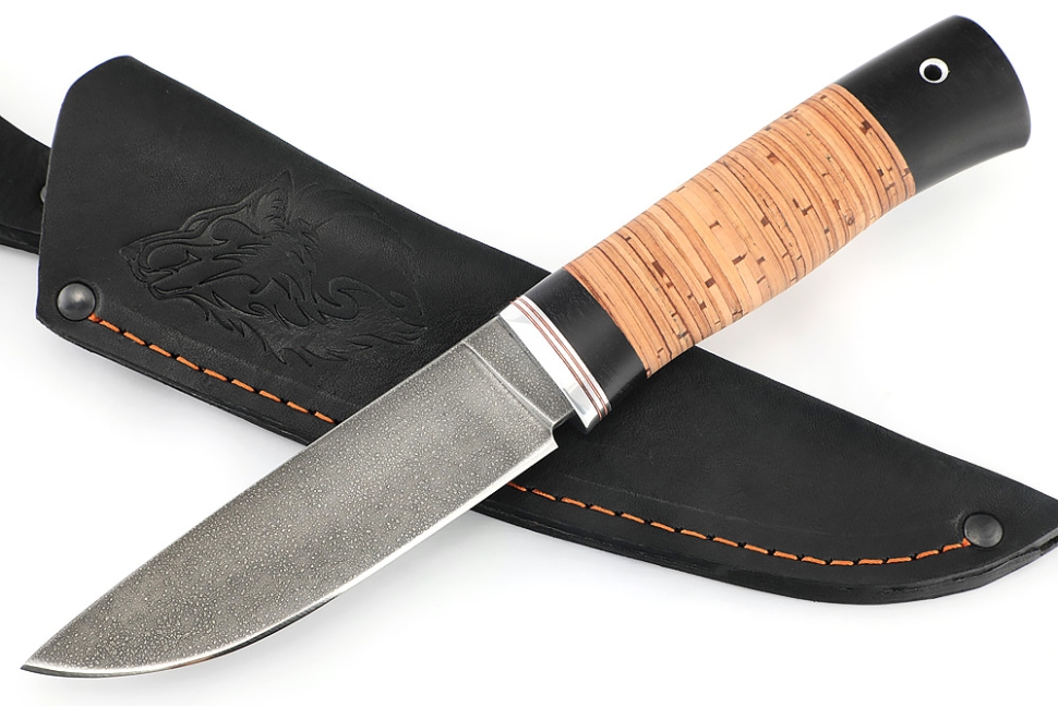 Нож Рысь (ХВ5-Алмазка, береста)