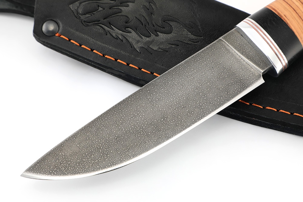 Нож Рысь (ХВ5-Алмазка, береста)