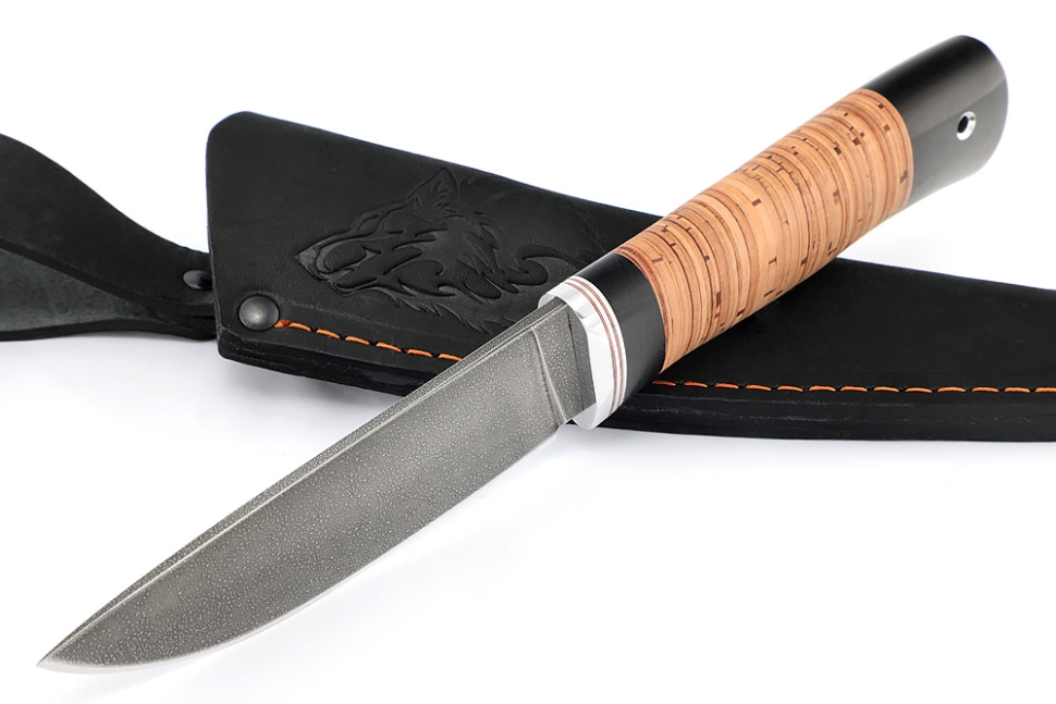 Нож Рысь (ХВ5-Алмазка, береста)