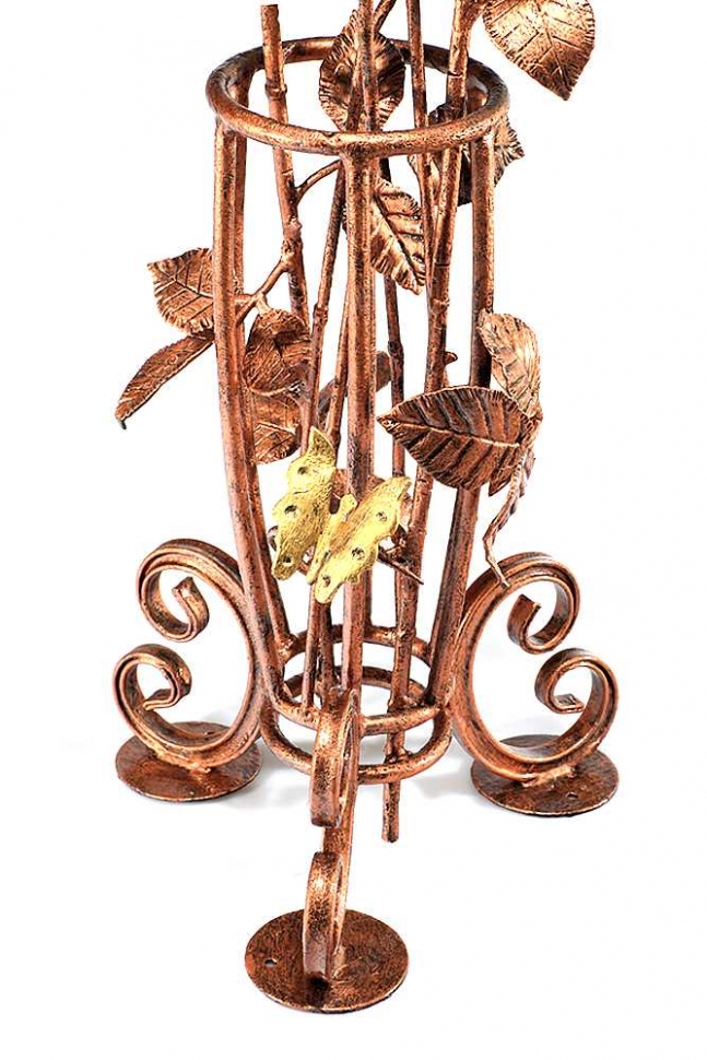 Кованые розы в вазе - Ритуальная композиция №2 (ручная ковка)