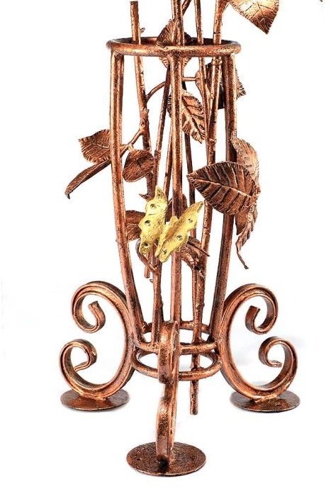 Кованые розы в вазе - Ритуальная композиция №2 (ручная ковка)