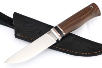 Нож Рысь (95Х18, вставка черный граб, ясень термоциклированный)