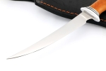 Нож Филейный малый (узкий, 95Х18, карельская береза янтарная) - Нож Филейный малый (узкий, 95Х18, карельская береза янтарная)