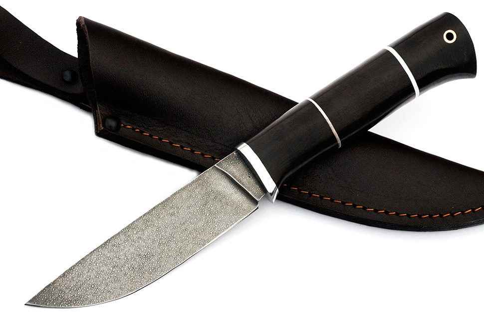 Нож Рысь (ХВ5-Алмазка, чёрный граб)