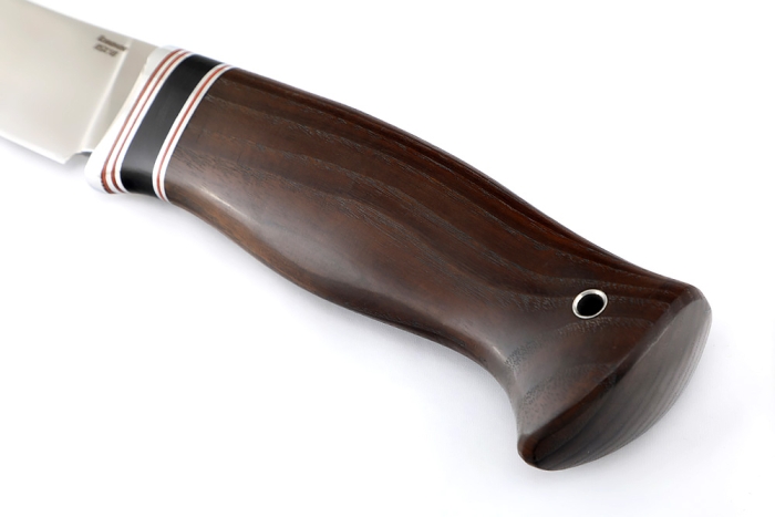 Нож Сафари (95х18, вставка черный граб, ясень термоциклированный)