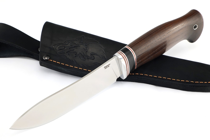 Нож Сафари (95х18, вставка черный граб, ясень термоциклированный)