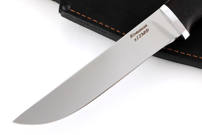 Нож Скорпион (х12МФ, чёрный граб)