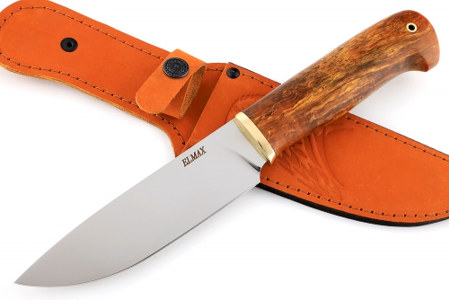 Нож Глухарь (Elmax, карельская берёза)