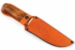 Нож Глухарь (Elmax, стабилизированная карельская берёза) - Нож Глухарь (Elmax, стабилизированная карельская берёза)