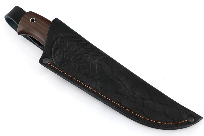 Нож Судак малый (95Х18, вставка черный граб, ясень термоциклированный)