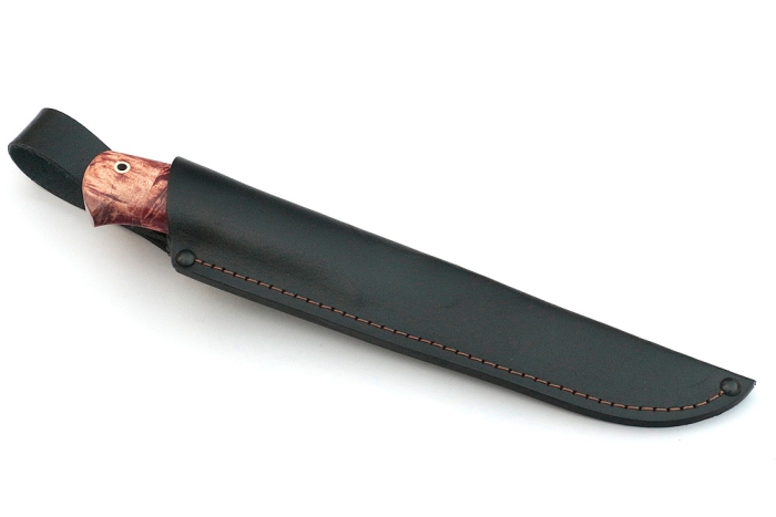 Нож Сокол (дамаск, карельская берёза)