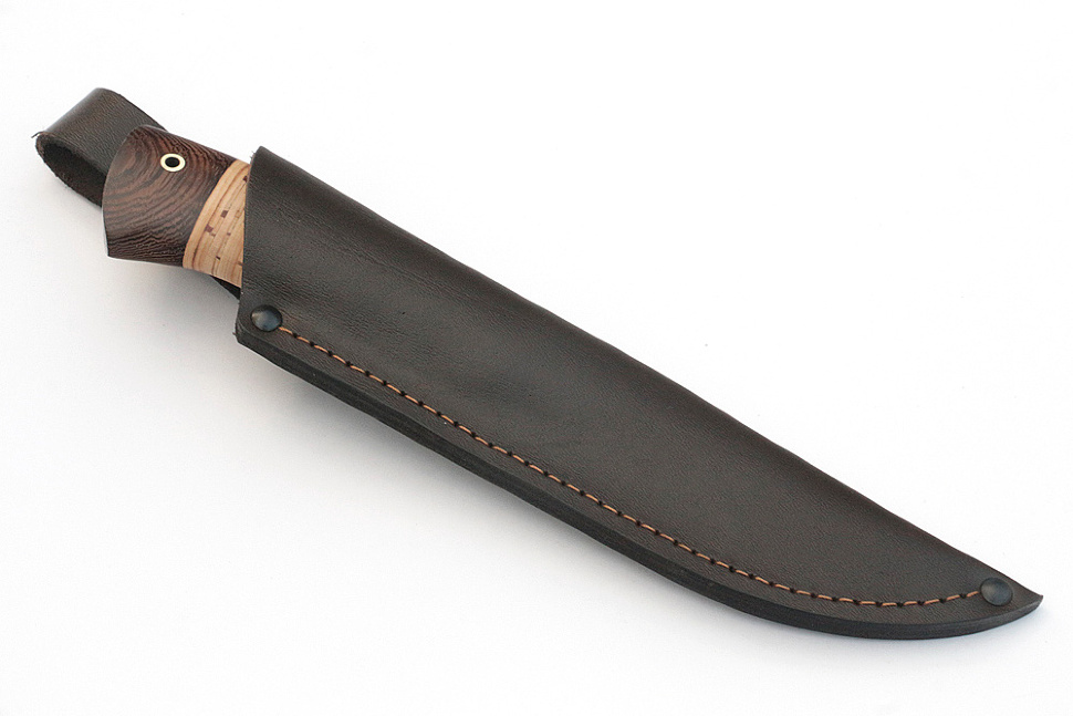 Нож Соболь (х12МФ, береста)