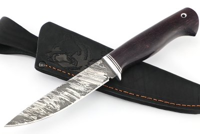 Нож Пантера (D2, карельская береза фиолетовая)