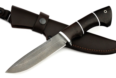 Нож Скат (ХВ5-Алмазка, чёрный граб)