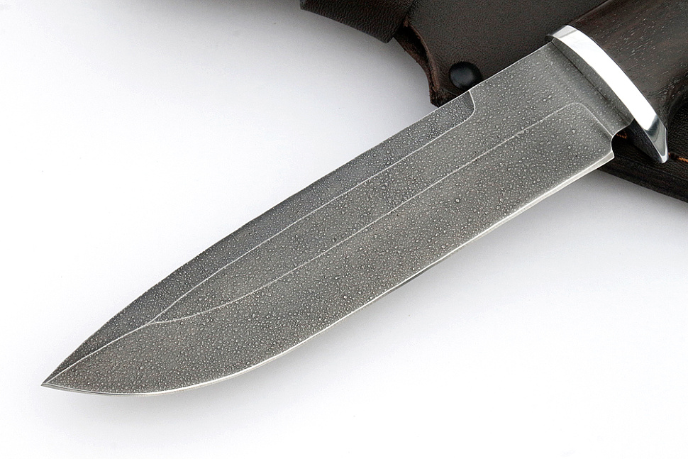 Нож Скат (ХВ5-Алмазка, чёрный граб)