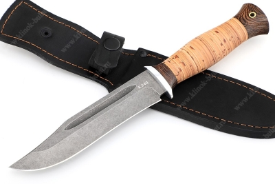 Нож Атака (К340, рукоять береста)