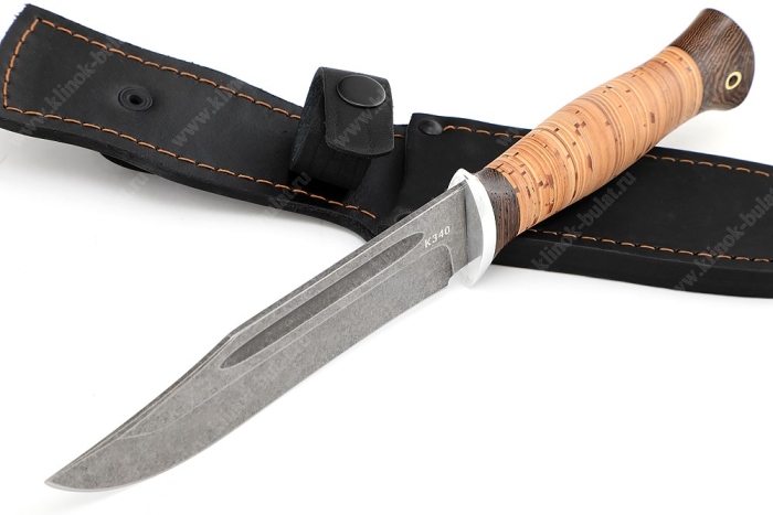 Нож Атака (К340, рукоять береста)