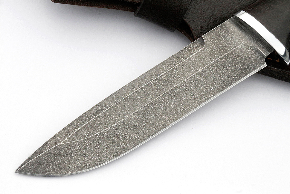 Нож Скат (ХВ5-Алмазка, карельская берёза)