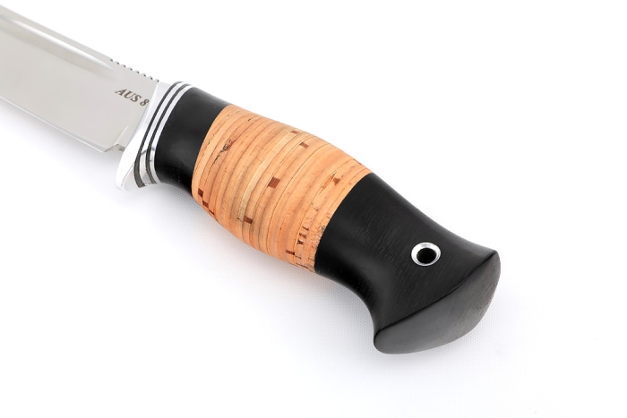 Нож Малыш AUS-8 береста