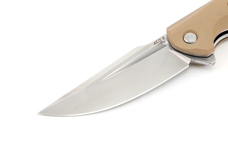 Нож складной Фантом AUS-8 G10 бежевая
